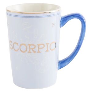 XO, Sienna SCORPIO Zodiac Ceramic Mug Blue 14.5oz BNIB